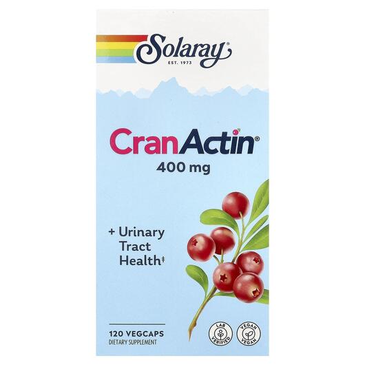 Основне фото товара CranActin Urinary Tract Health, Підтримка сечового міхура, 120 ка
