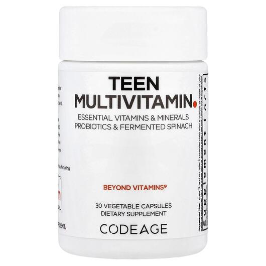 Основное фото товара CodeAge, Витамины для подростков, Teen Multivitamin, 30 капсул
