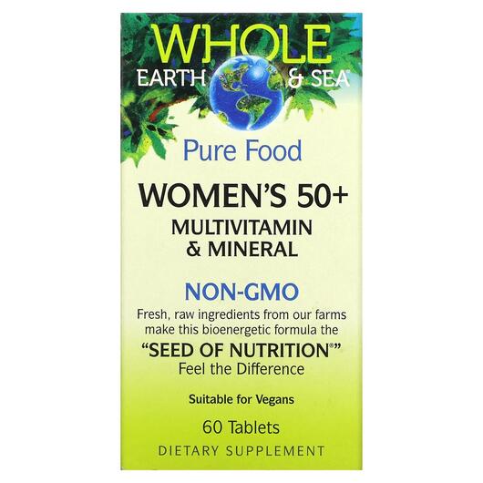 Основне фото товара Whole Earth & Sea Women's 50+, Вітаміни для жінок 50+, 6