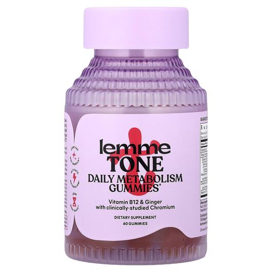 Основне фото товара Tone Daily Metabolism Gummies Watermelon, Жироспалювачі, 60 табле