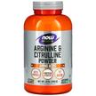 Фото товару NOW, Arginine & Citrulline Powder, L-Аргінін, 340 г