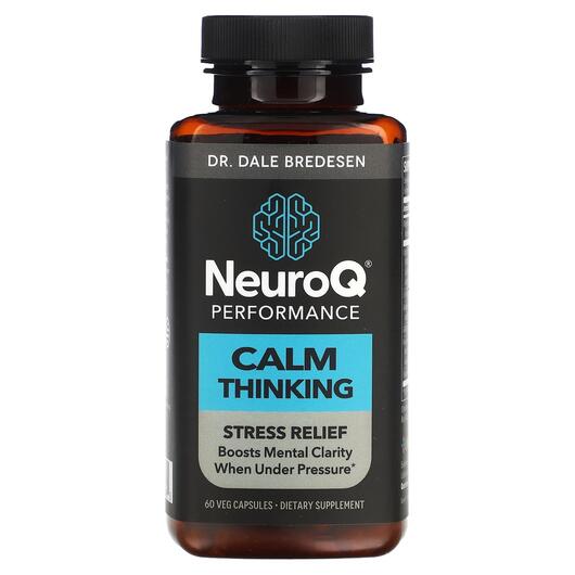 Основне фото товара NeuroQ Performance Calm Thinking, Підтримка мозку, 60 капсул