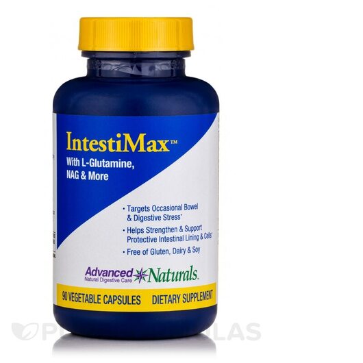 Основне фото товара Advanced Naturals, IntestiMax, Підтримка кишківника, 90 капсул