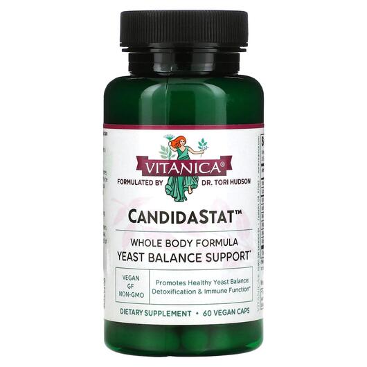 Основне фото товара CandidaStat Yeast Balance Support, Підтримка Кандиди, 60 капсул