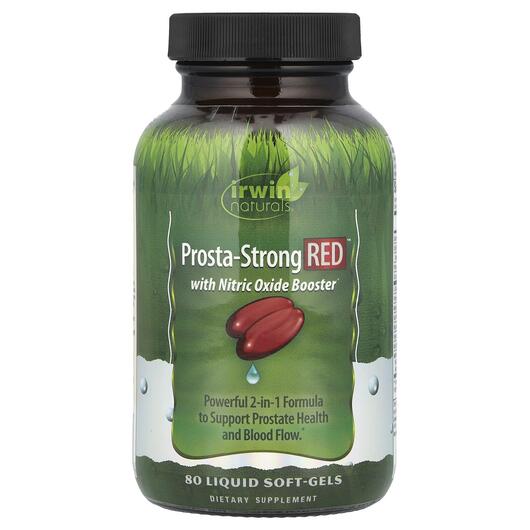 Основне фото товара Irwin Naturals, Prosta-Strong RED, Підтримка простати, 80 капсул