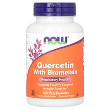 Кверцетин та бромелайн Quercetin with Bromelain NOW