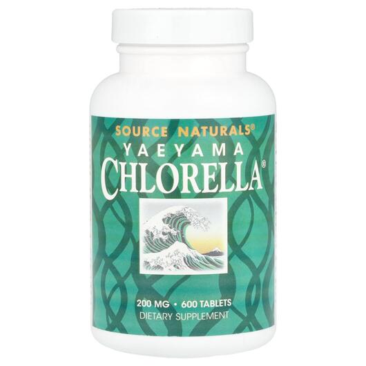 Основне фото товара Yaeyama Chlorella 200 mg 600, Хлорела 200 мг, 600 таблеток