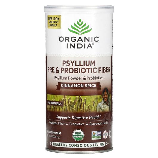 Основне фото товара Psyllium Pre & Probiotic Fiber Cinnamon Spice, Клітковина, 28