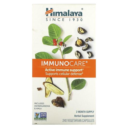 Основне фото товара Himalaya, ImmunoCare, Підтримка імунітету, 240 капсул