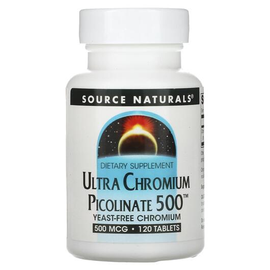 Основне фото товара Ultra Chromium Picolinate 500 500 mcg, Хром, 120 таблеток