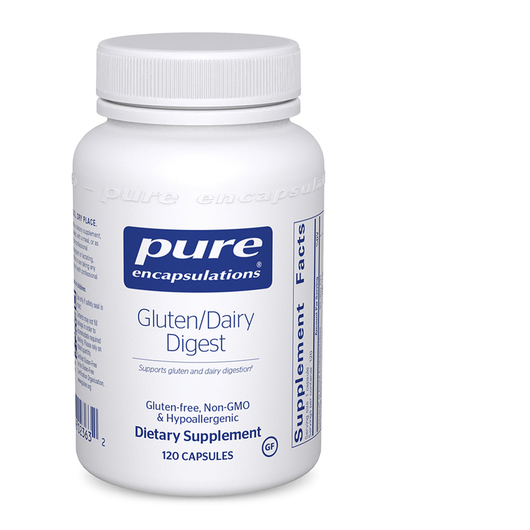 Основне фото товара Pure Encapsulations, Gluten/Dairy Digest, Ферменти, 120 капсул