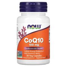 Коензим CoQ10 CoQ10 100 mg NOW 30 капсул