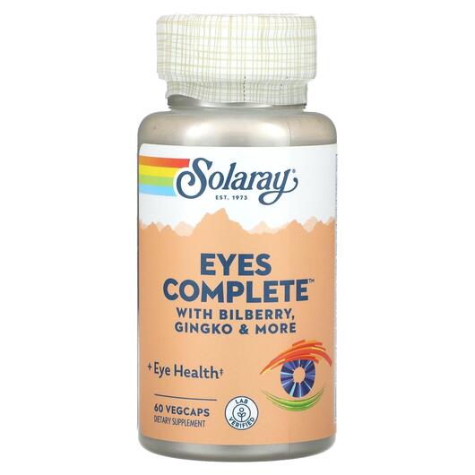 Основне фото товара Eyes Complete With Bilberry Gingko & More, Чорниця, 60 капсул