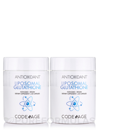 Основне фото товара Liposomal L-Glutathione 2-Pack Reduced Glutathione, L-Глутатіон, 