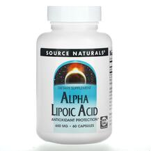 Alpha Lipoic Acid 600 mg Альфа-липоевая Source