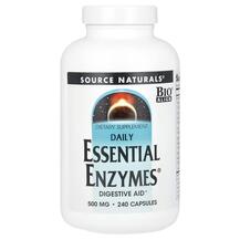 Daily Essential Enzymes 500 mg 240 Ферменты Daily мг