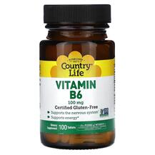 Vitamin B6 100 mg Витамин B6 100 мг Country Life