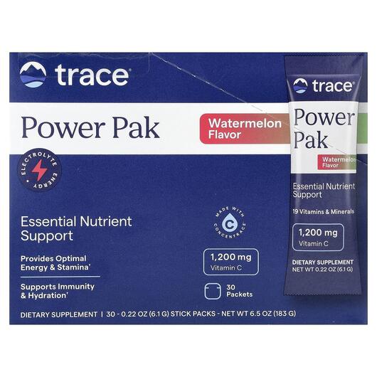 Основне фото товара Trace, PowerPak Essential Nutrient Support, Мультивітаміни, 30 шт