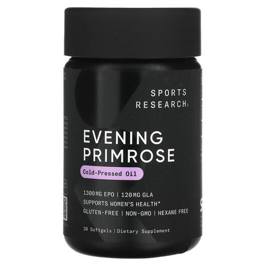 Основне фото товара Evening Primrose Oil, Олія примули вечірньої 1300 мг, 30 капсул