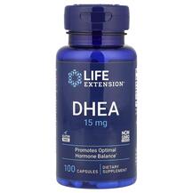 ДГЕА 15 мг DHEA 15 mg 100 Life Extension 100 капсул
