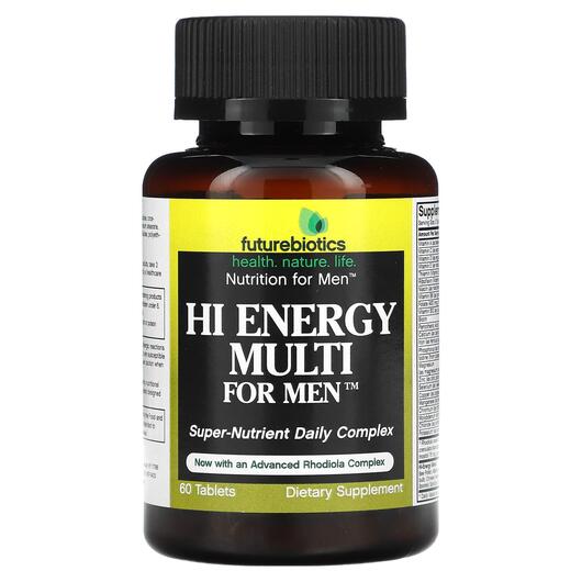Основне фото товара Hi Energy Multi For Men, Мультивітаміни для чоловіків, 60 таблето