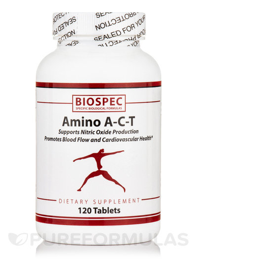 Основне фото товара BioSpec, Amino A-C-T, Амінокислоти, 120 таблеток