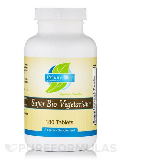 Основне фото товара Super Bio Vegetarian, Підтримка імунітету, 180 таблеток