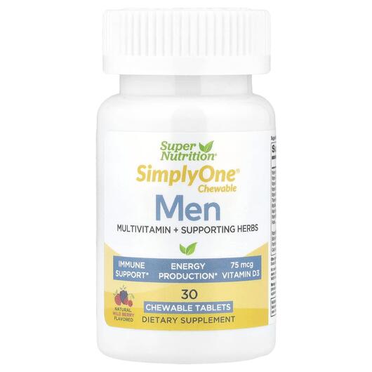 Основне фото товара SimplyOne Men Triple Power Multivitamin, Вітаміни для чоловіків, 