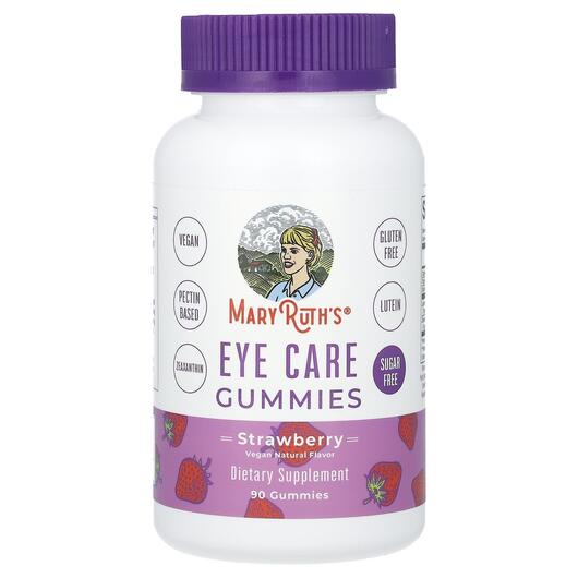 Основне фото товара Eye Care Gummies Strawberry, Підтримка здоров'я зору, 90 таб