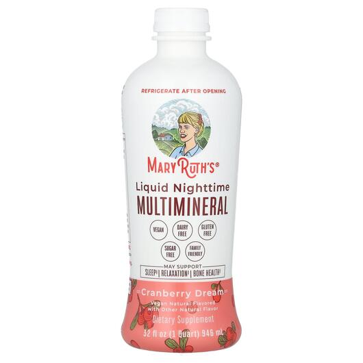 Основне фото товара Liquid Nighttime Multimineral Cranberry Dream, Мультивітаміни, 94