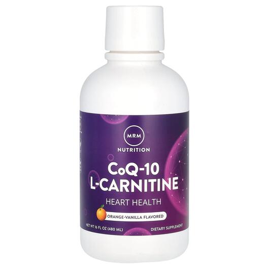 Основне фото товара MRM, CoQ-10 L-Carnitine, Коензим CoQ-10 L-Карнітин, 480 мл