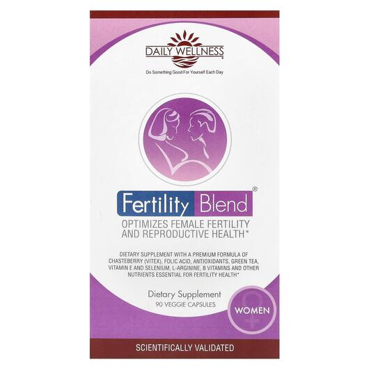 Основне фото товара Fertility Blend, Родюча суміш для жінок, 90 капсул