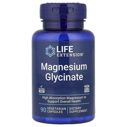 Основне фото товара Magnesium Glycinate 105 mg, Гліцинат магнію, 90 капсул