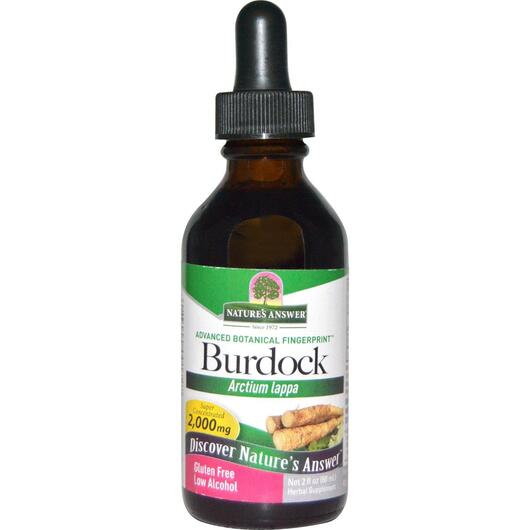 Основне фото товара Burdock Low Alcohol 2000 mg, Реп'ях 2000 мг, 60 мл