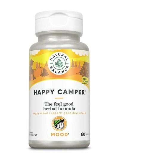 Основне фото товара Happy Camper | The Feel Good Herbal Formula, Трави, 60 капсул