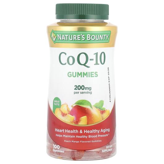 Основне фото товара CoQ-10 Gummies Peach Mango 200 mg, Коензим CoQ10, 100 таблеток