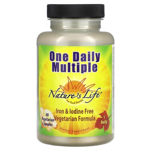 Основне фото товара Natures Life, One Daily Multiple, Мультивітаміни, 60 капсул