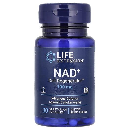 Основне фото товара NAD+ Cell Regenerator 100 mg, Нікотинамід рибозид, 30 капсул
