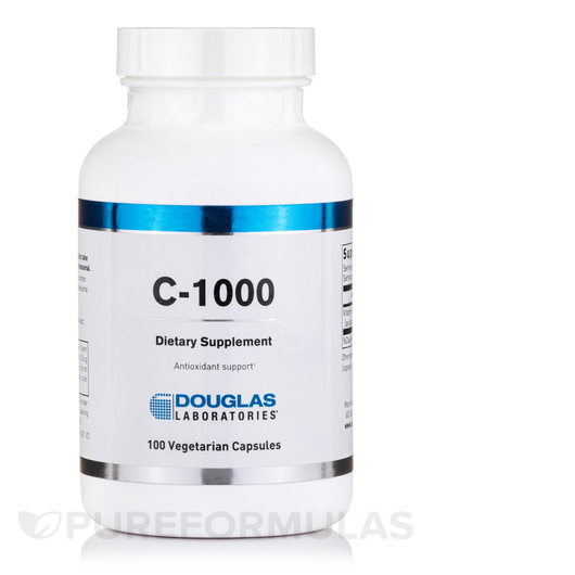 Основне фото товара Douglas Laboratories, C-1000, Вітамін C, 100 капсул