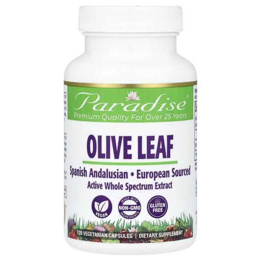 Основне фото товара Olive Leaf 120 Vegetarian, Листя оливи, 120 капсул