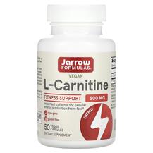 L-Карнітин 500 мг L-Carnitine 500 Jarrow Formulas