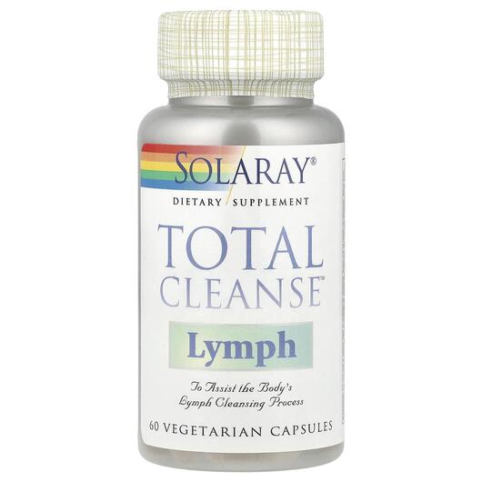 Основне фото товара Solaray, Total Cleanse Lymph, Очищення лімфи, 60 капсул