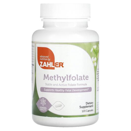Основне фото товара Methylfolate Stable & Active Folate Supports, Метилфолат, 120