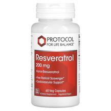 Ресвератрол Resveratrol 200 mg Protocol for Life Ресвератрол Resveratrol 200 mg Protocol for Life