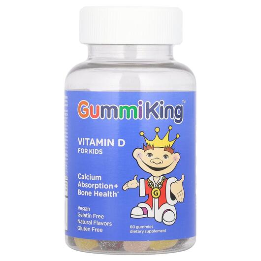 Основное фото товара Vitamin D for Kids, Витамин D3 Холекальциферол, 60 жевательных ко