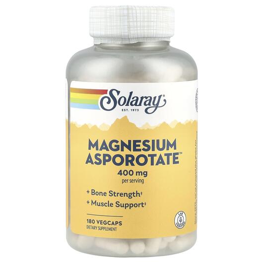 Основне фото товара Magnesium Asporotate 400 mg, Магній Аспорат 400 мг, 180 капсул
