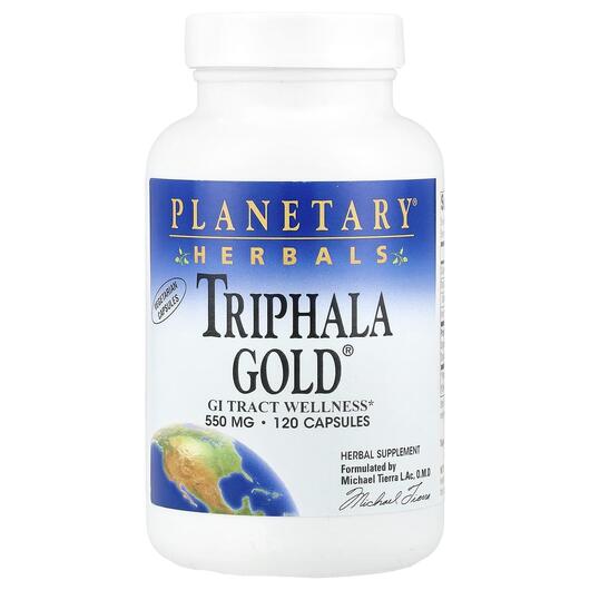 Основне фото товара Triphala Gold GI Tract Wellness 550, Підтримка кишківника, 120 ка
