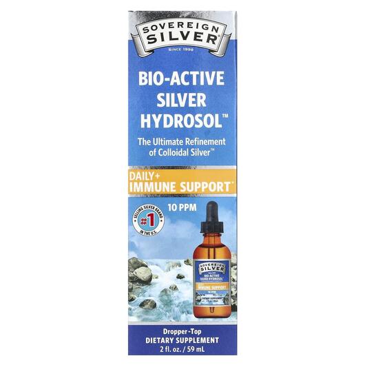 Основне фото товара Bio-Active Silver Hydrosol Dropper-Top 10 ppm, Колоїдне срібло, 5