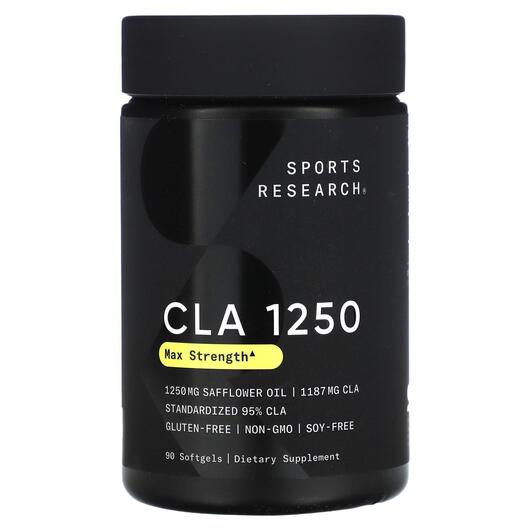 Основне фото товара CLA 1250 Max Potency 1250 mg, Лінолева кислота, 90 капсул