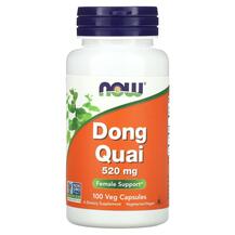 Дягиль 520 мг Dong Quai NOW 100 капсул